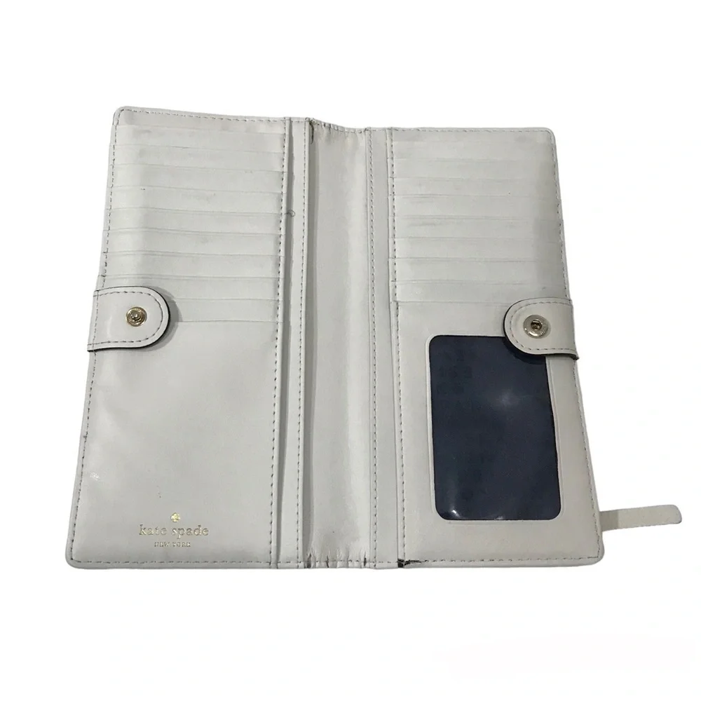 Kate Spade Leather Blue Colorblock Wallet AS IS